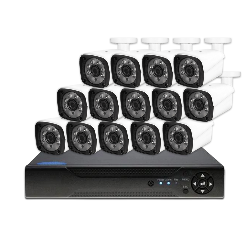 Комплект видеонаблюдения AHD Ps-Link KIT-C214HD 14 уличных 2Мп камер