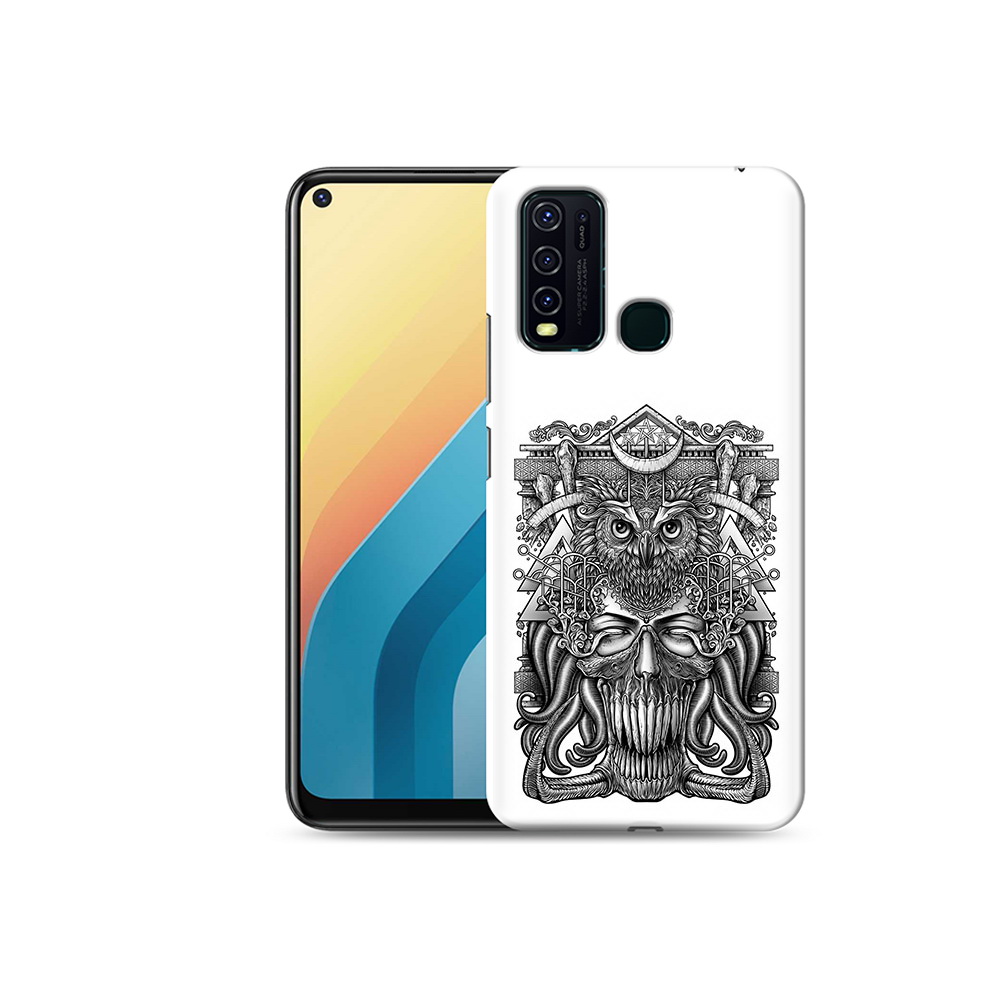 

Чехол MyPads Tocco для Vivo Y30 зубастая сова (PT149334.437.369), Прозрачный, Tocco