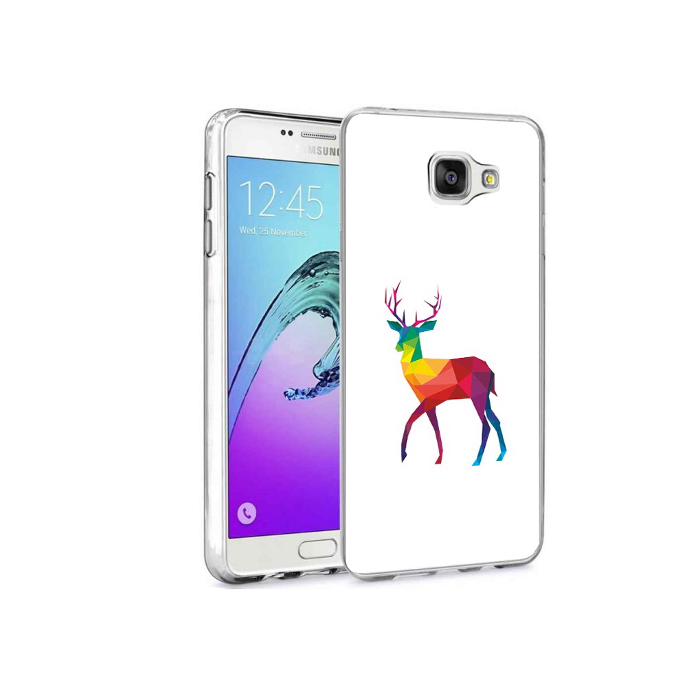 

Чехол MyPads Tocco для Samsung Galaxy A9 Pro геометрический олень (PT52968.556.286), Прозрачный, Tocco