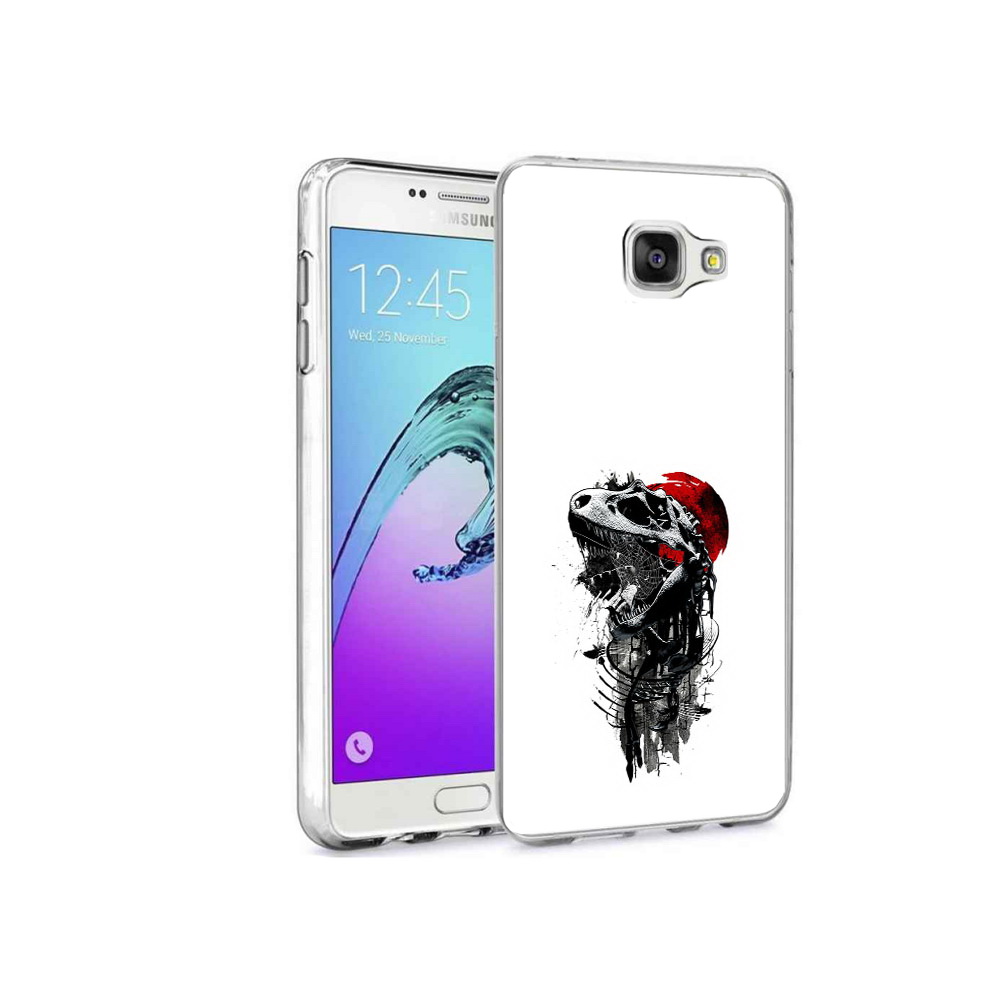 

Чехол MyPads Tocco для Samsung Galaxy A9 Pro вымерший динозавр (PT52968.556.284), Прозрачный, Tocco