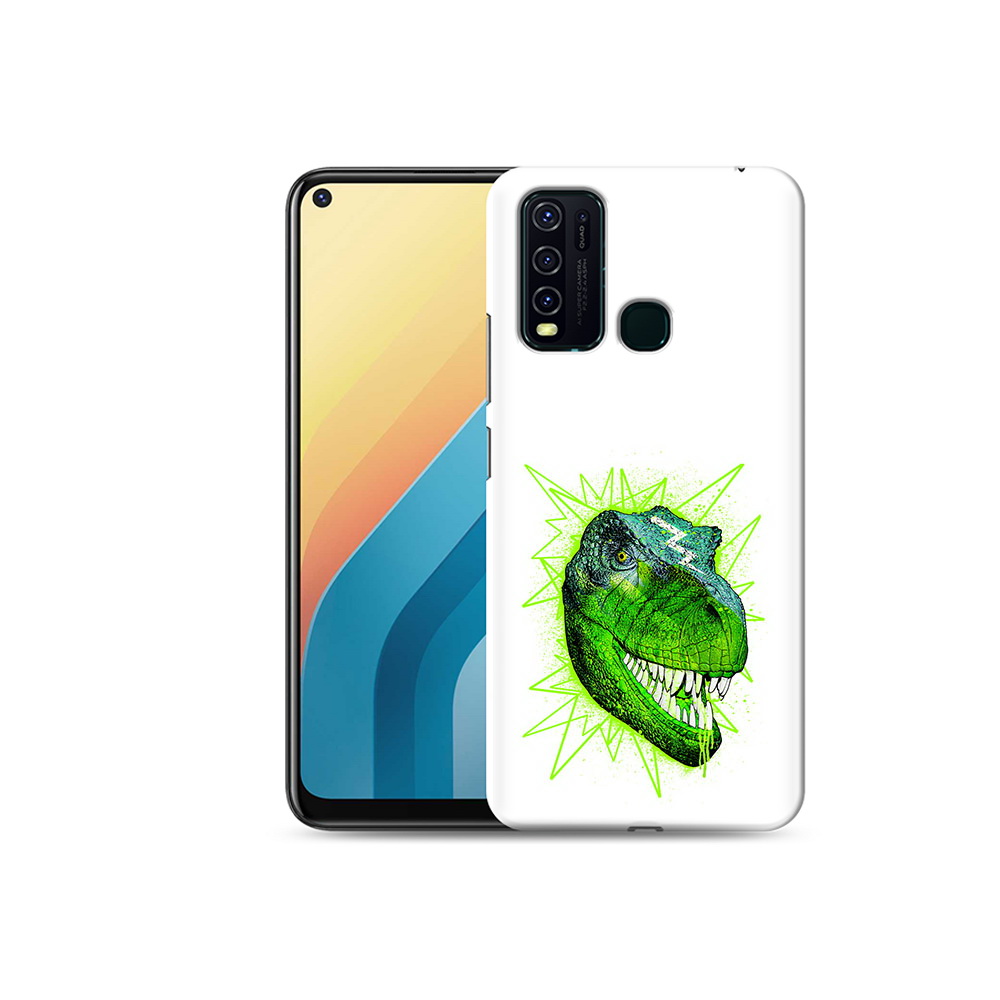 

Чехол MyPads Tocco для Vivo Y30 зеленый динозавр (PT149334.437.358), Прозрачный, Tocco