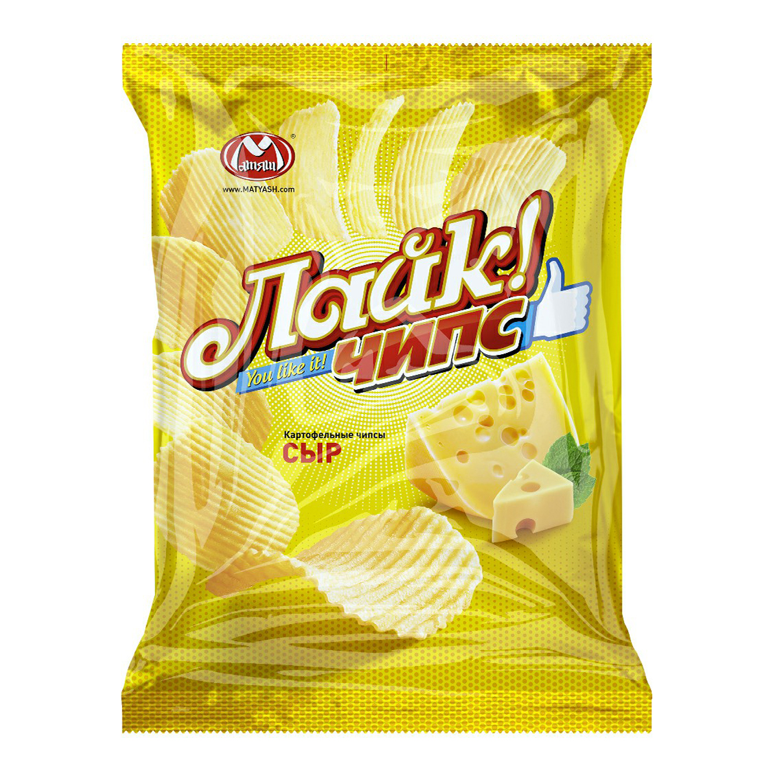

Чипсы картофельные Матяш Лайк! Чипс сыр 50 г