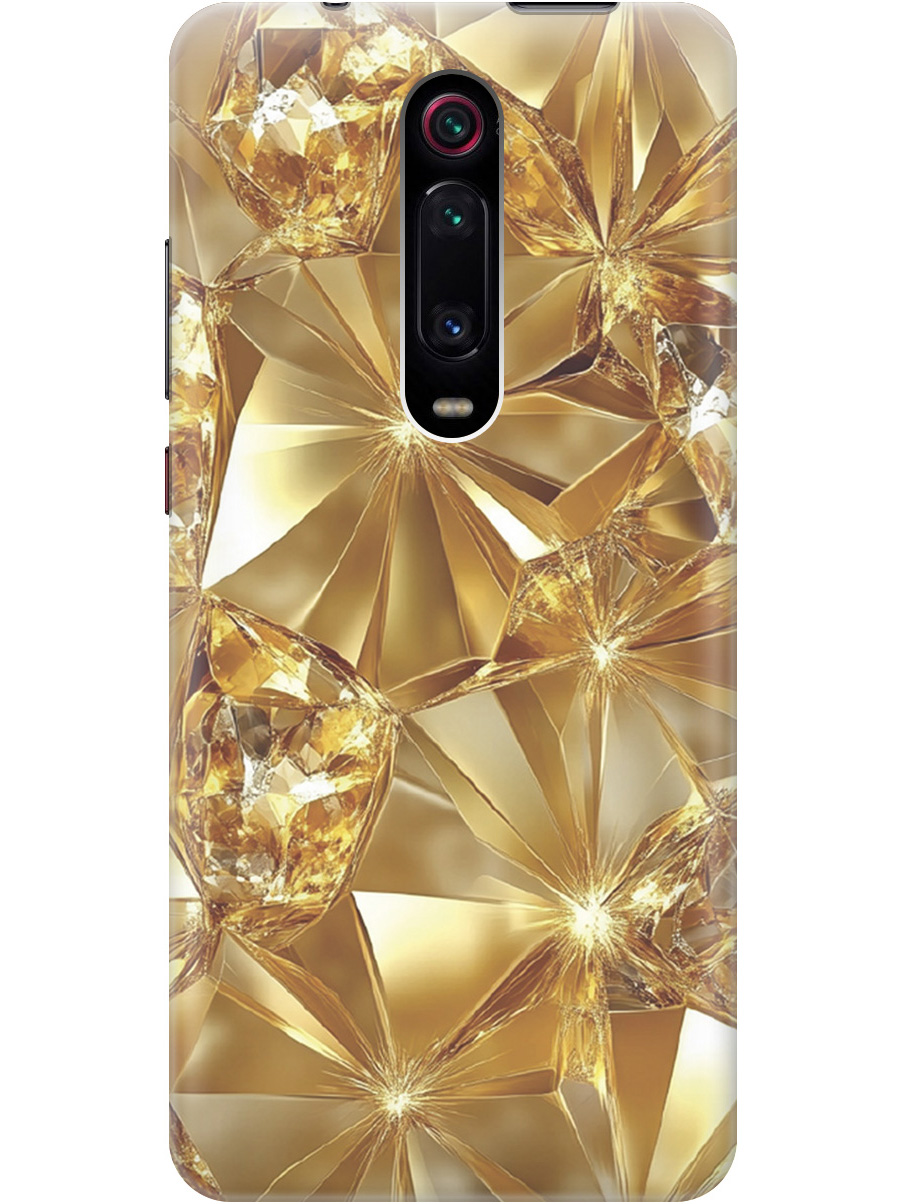 

Силиконовый чехол на Xiaomi Mi 9T / Mi 9T Pro / K20 / K20 Pro с принтом "Желтый сапфир", Прозрачный;золотистый, 721421632