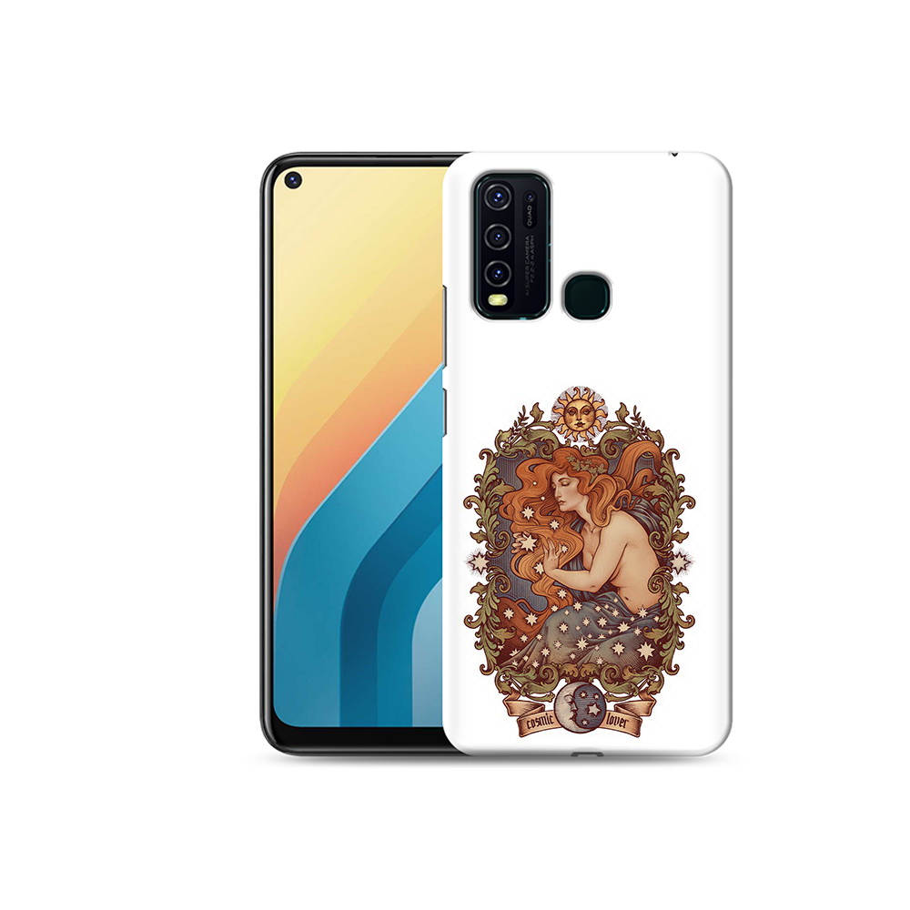 

Чехол MyPads Tocco для Vivo Y30 звездная девушка абстракция (PT149334.437.351), Прозрачный, Tocco
