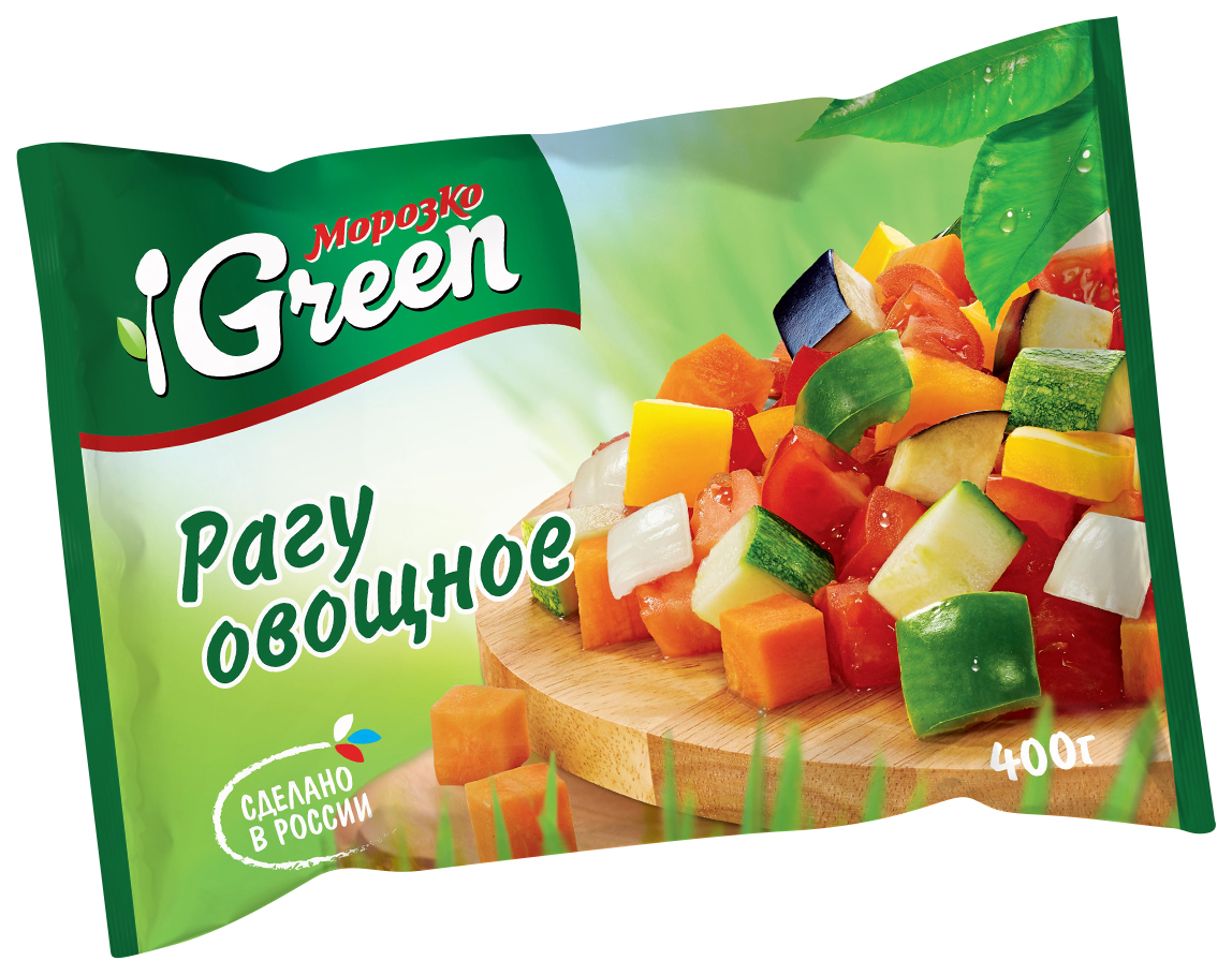 Овощная смесь Морозко Green Рагу овощное замороженная 400 г