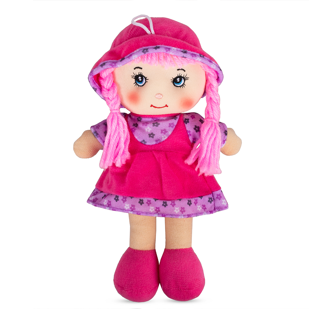 Кукла Tongde Мягконабивная В Розовом Платье 25 См 53510
