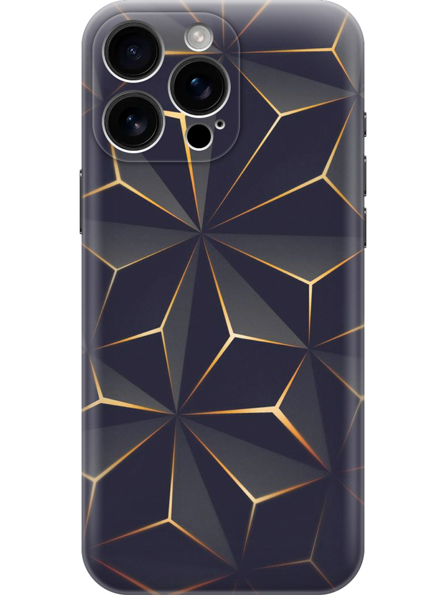 

Силиконовый чехол на Apple iPhone 16 Pro Max с принтом "Графитовый узор", Прозрачный;оранжевый;черный, 785198331