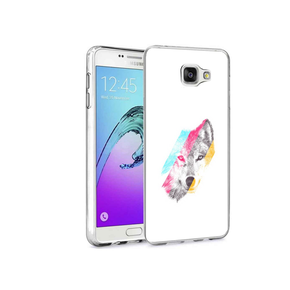

Чехол MyPads Tocco для Samsung Galaxy A9 Pro волк градиент (PT52968.556.268), Прозрачный, Tocco