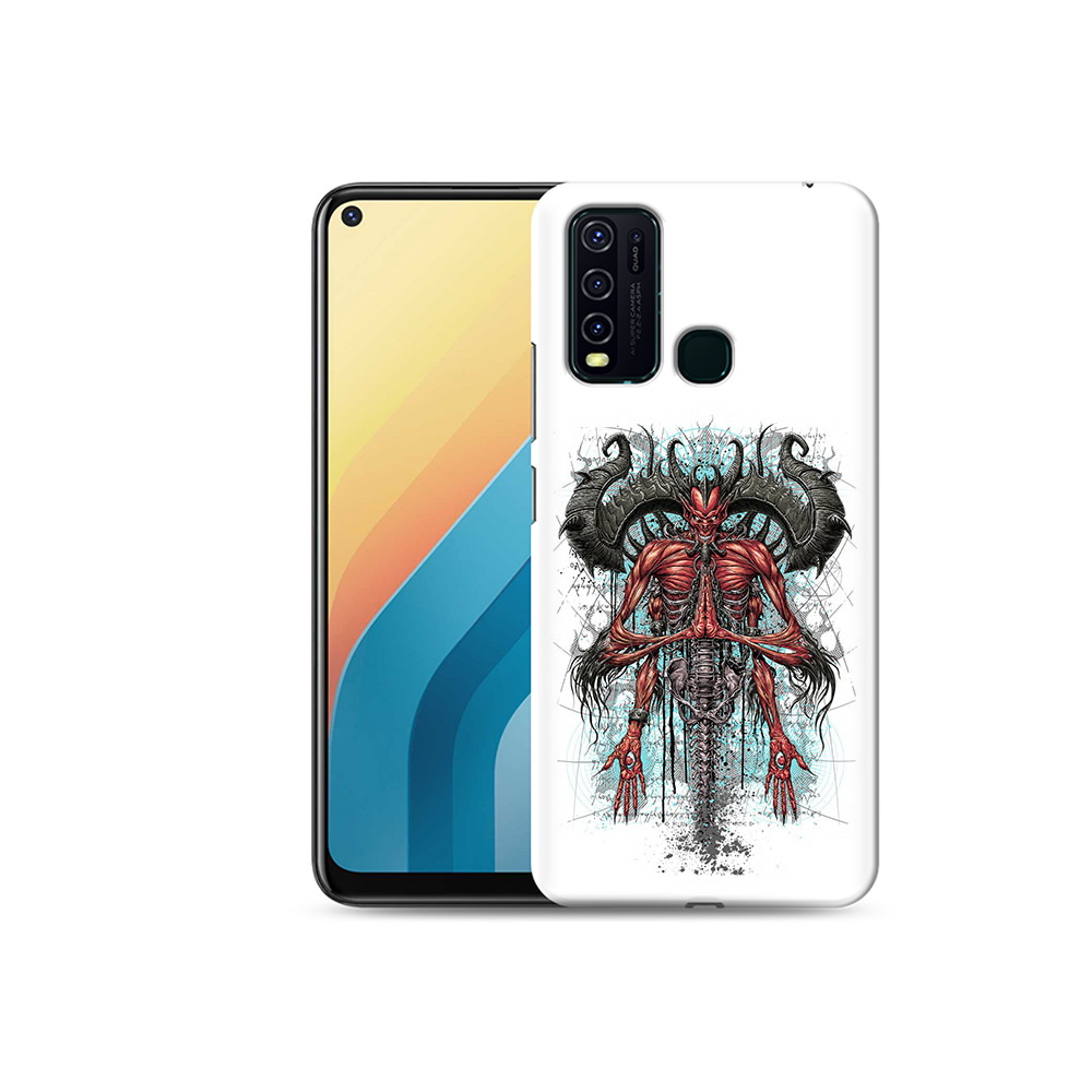 

Чехол MyPads Tocco для Vivo Y30 дьявол (PT149334.437.340), Прозрачный, Tocco