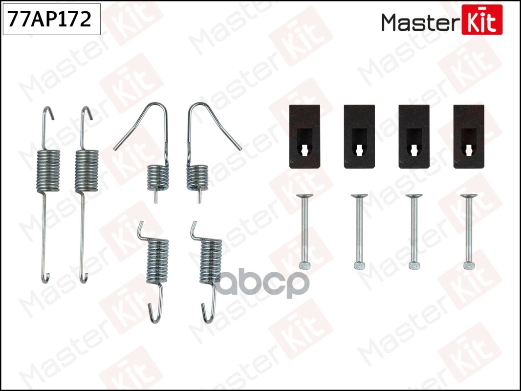 

Тормозные колодки MASTERKIT барабанные 77AP172
