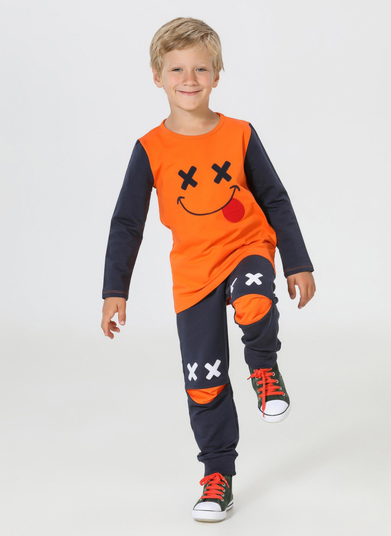 

Костюм Lupia Kids р. 8-9 лет Индиго, 945 (доставка из-за рубежа), Оранжевый;серый, 945