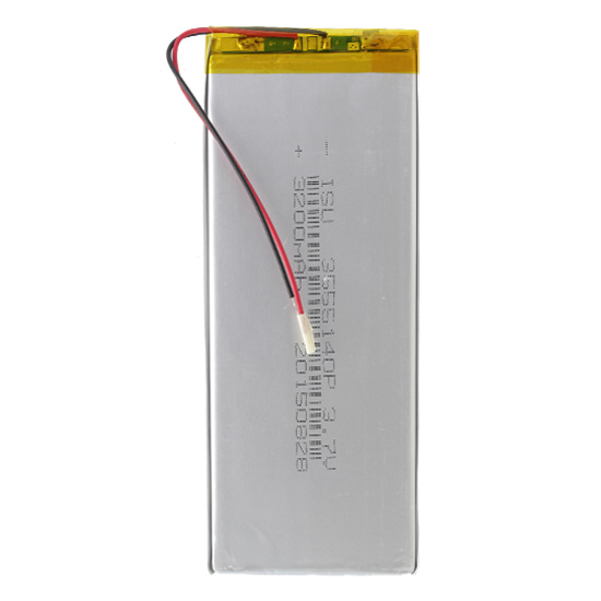 

Аккумуляторная батарея универсальная 3555140p (3.5*55*140 mm) 3,7v Li-Pol 3200 mAh