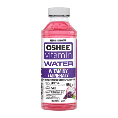 Вода питьевая Oshee Vitamin Water негазированная виноград-питайя 055 л 140₽