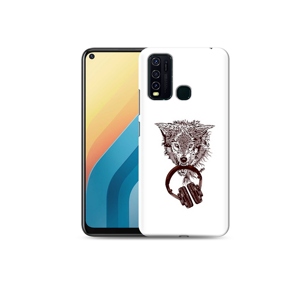 

Чехол MyPads Tocco для Vivo Y30 дикий волк (PT149334.437.325), Прозрачный, Tocco