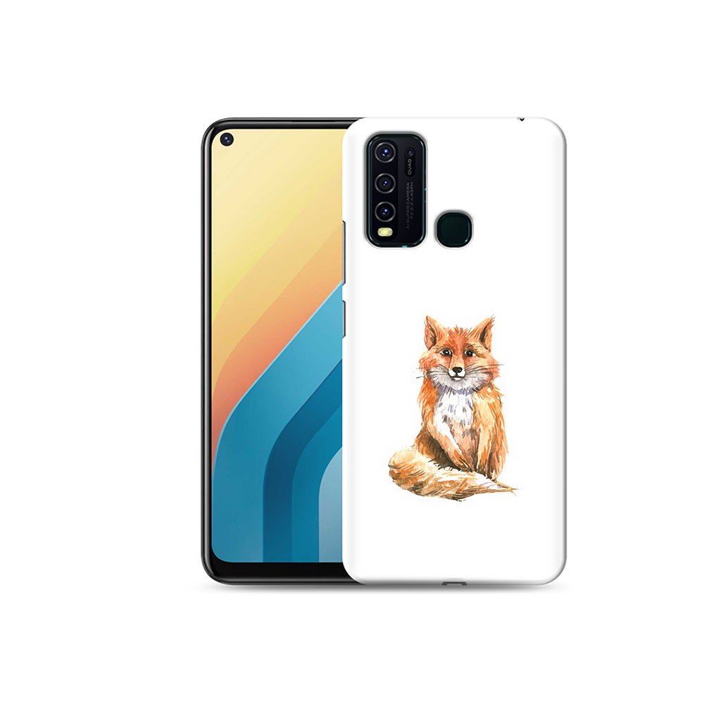 Чехол MyPads Tocco для Vivo Y30 детская лиса (PT149334.437.320)