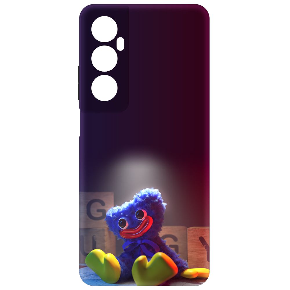 

Чехол Krutoff для Realme C65 Хаги Ваги игрушка, Черный