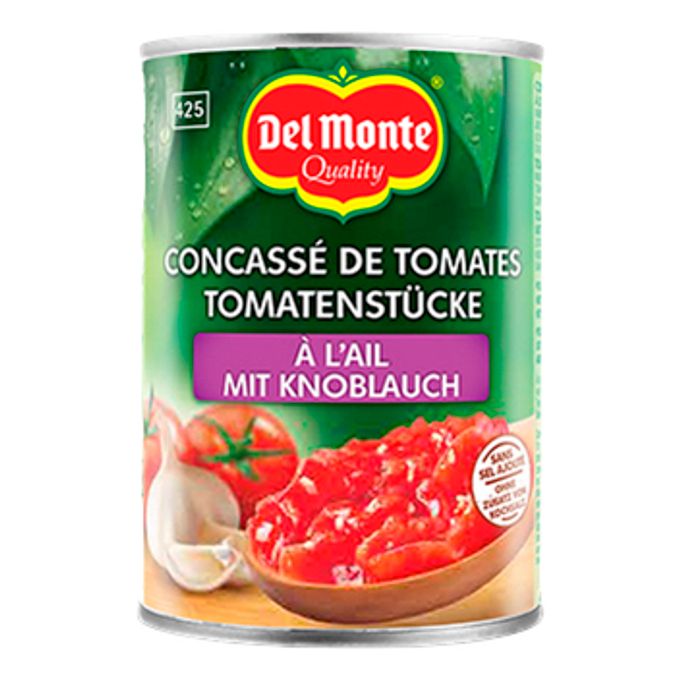 Помидоры Del Monte кусочками очищенные пастеризованные в томатном соке 400 г