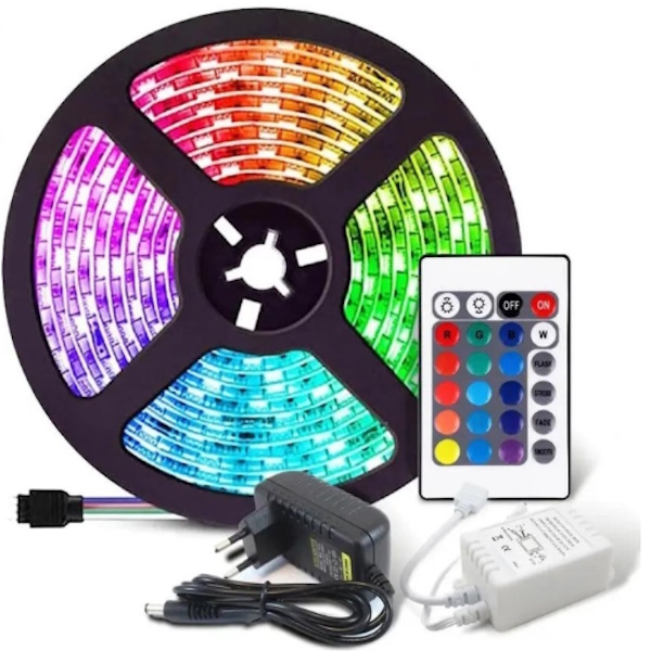 

Светодиодная лента Led 5м разноцветный/RGB