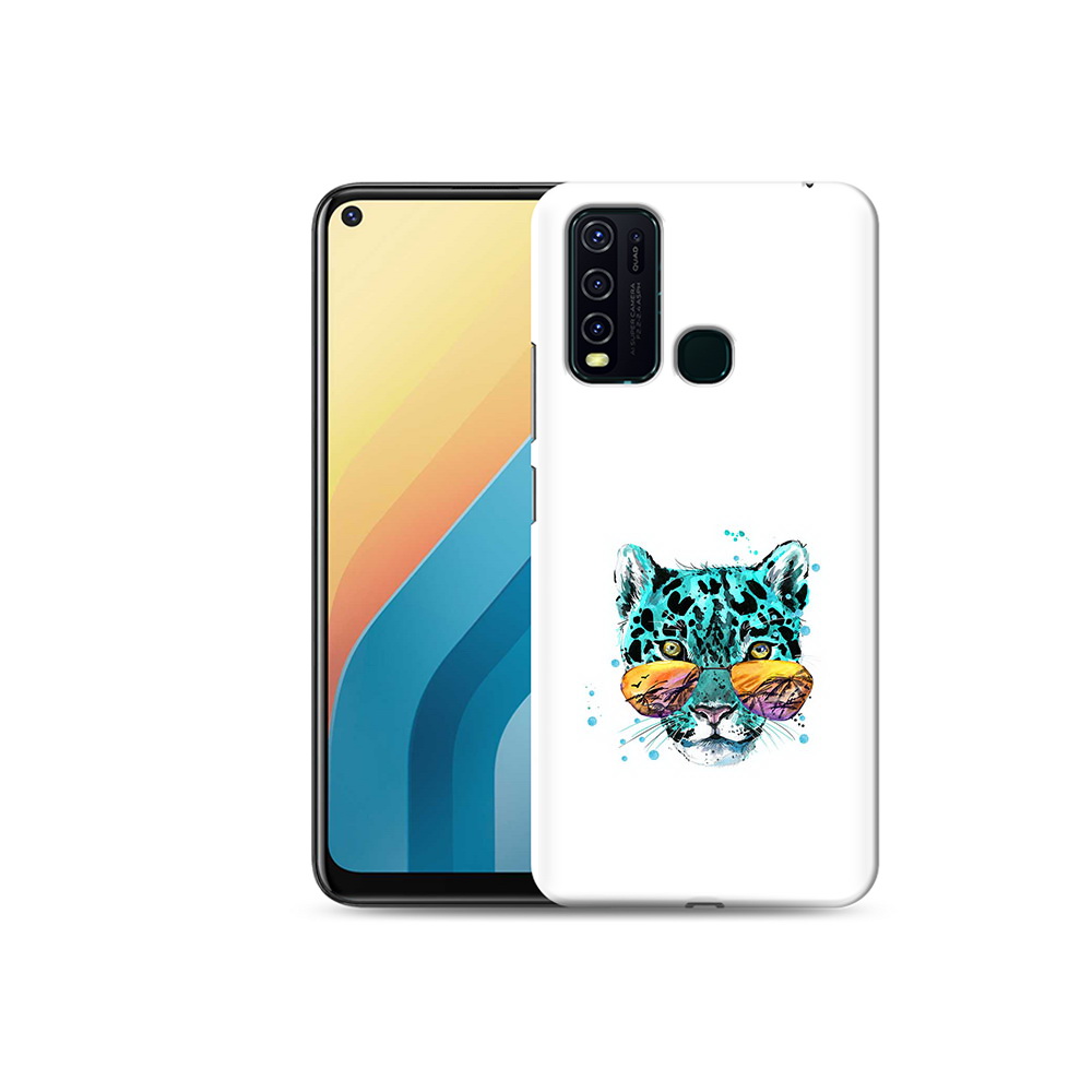 

Чехол MyPads Tocco для Vivo Y30 голубой лео (PT149334.437.294), Прозрачный, Tocco