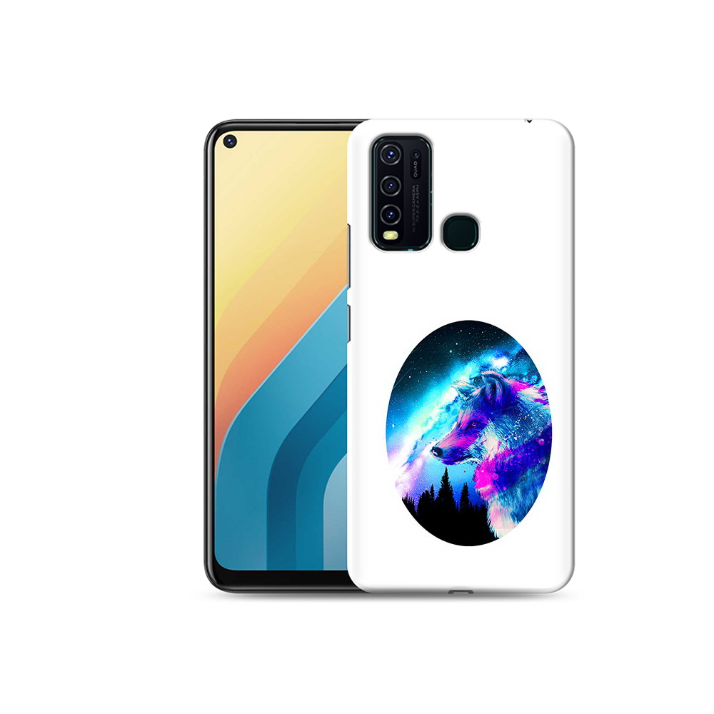 

Чехол MyPads Tocco для Vivo Y30 голубой волк (PT149334.437.293), Прозрачный, Tocco
