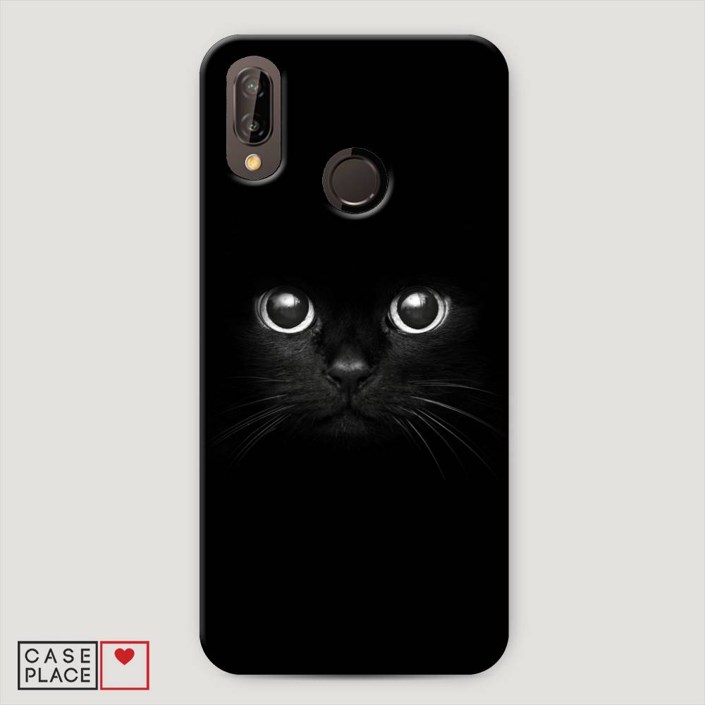 

Чехол Awog "Взгляд черной кошки" для Huawei Nova 3E, 65620-1