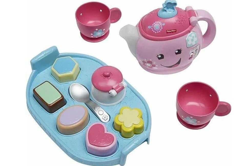 

Чайный набор Fisher-Price Laugh & Learn Sweet Manners DYM76, Разноцветный, Laugh & Learn