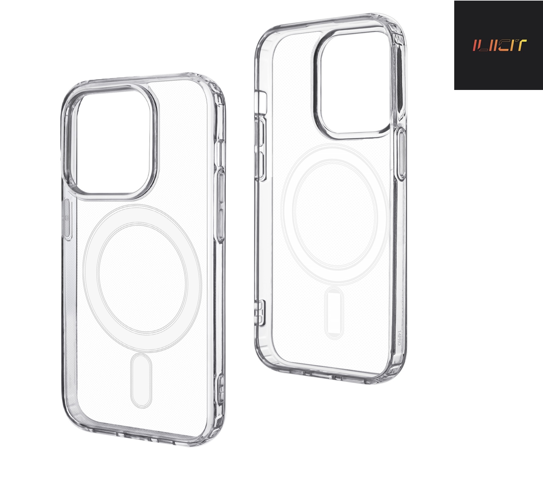 

Чехол iPhone 15 Pro Clear Case (MagSafe), прозрачный (IS001244)