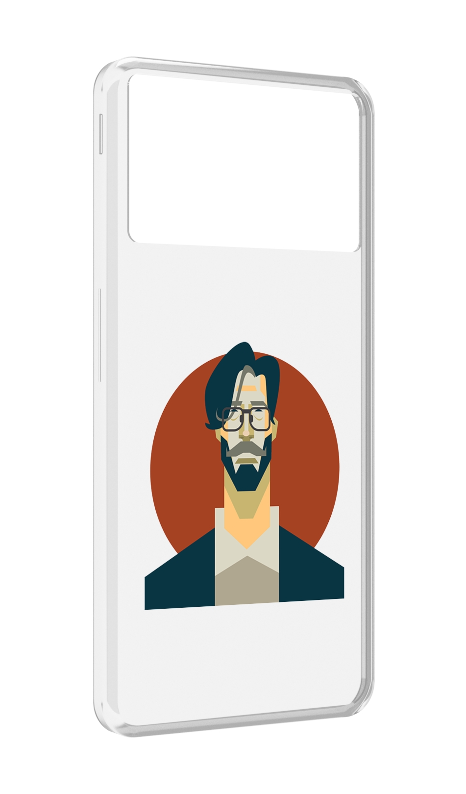 

Чехол MyPads мужичек-в-очках для ZTE Nubia Z40S Pro, Прозрачный, Tocco