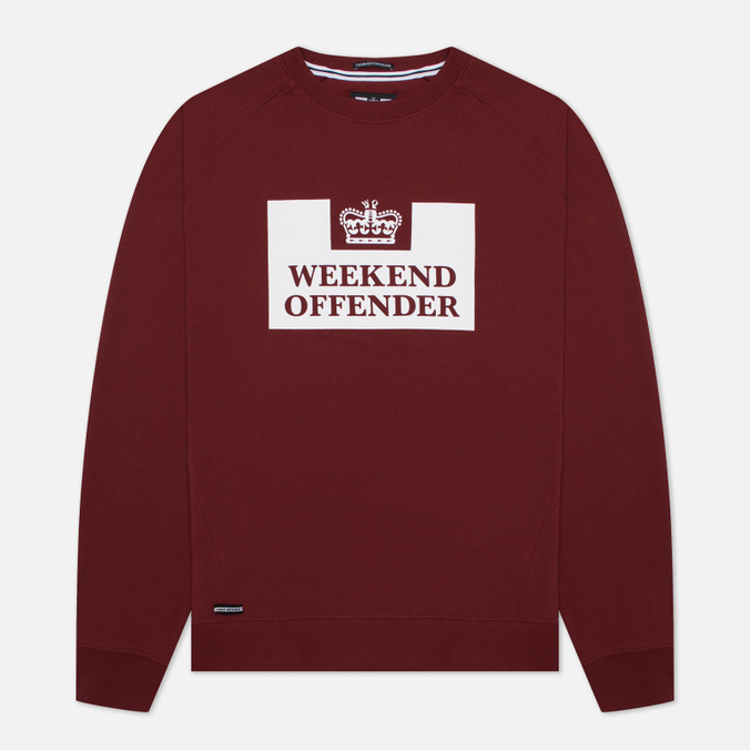 

Свитшот мужской Weekend Offender SWAW2107 бордовый 2XL, SWAW2107