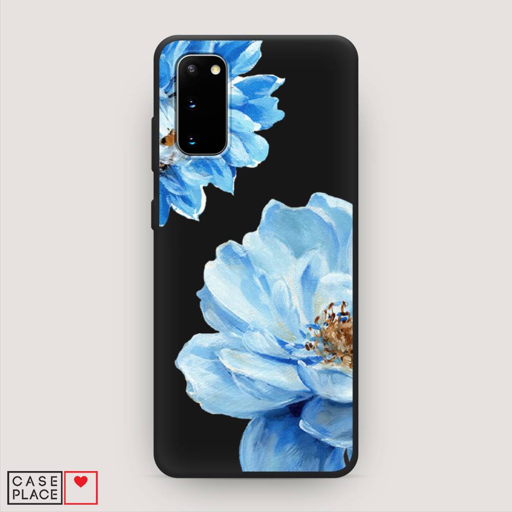 

Чехол Awog на Samsung Galaxy S20 "Голубые клематисы", Разноцветный, 29252-1