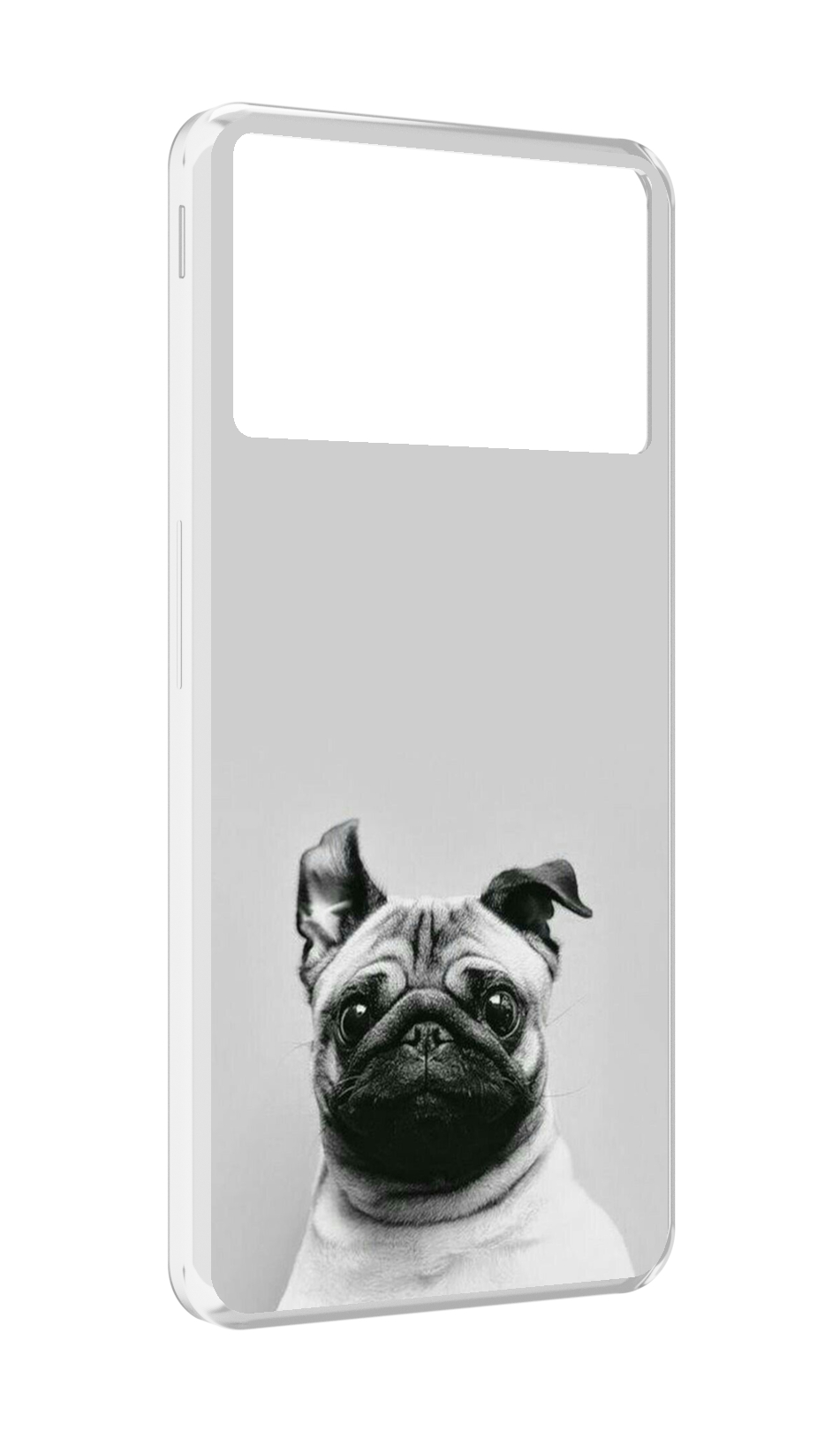 Чехол MyPads мопс для ZTE Nubia Z40S Pro