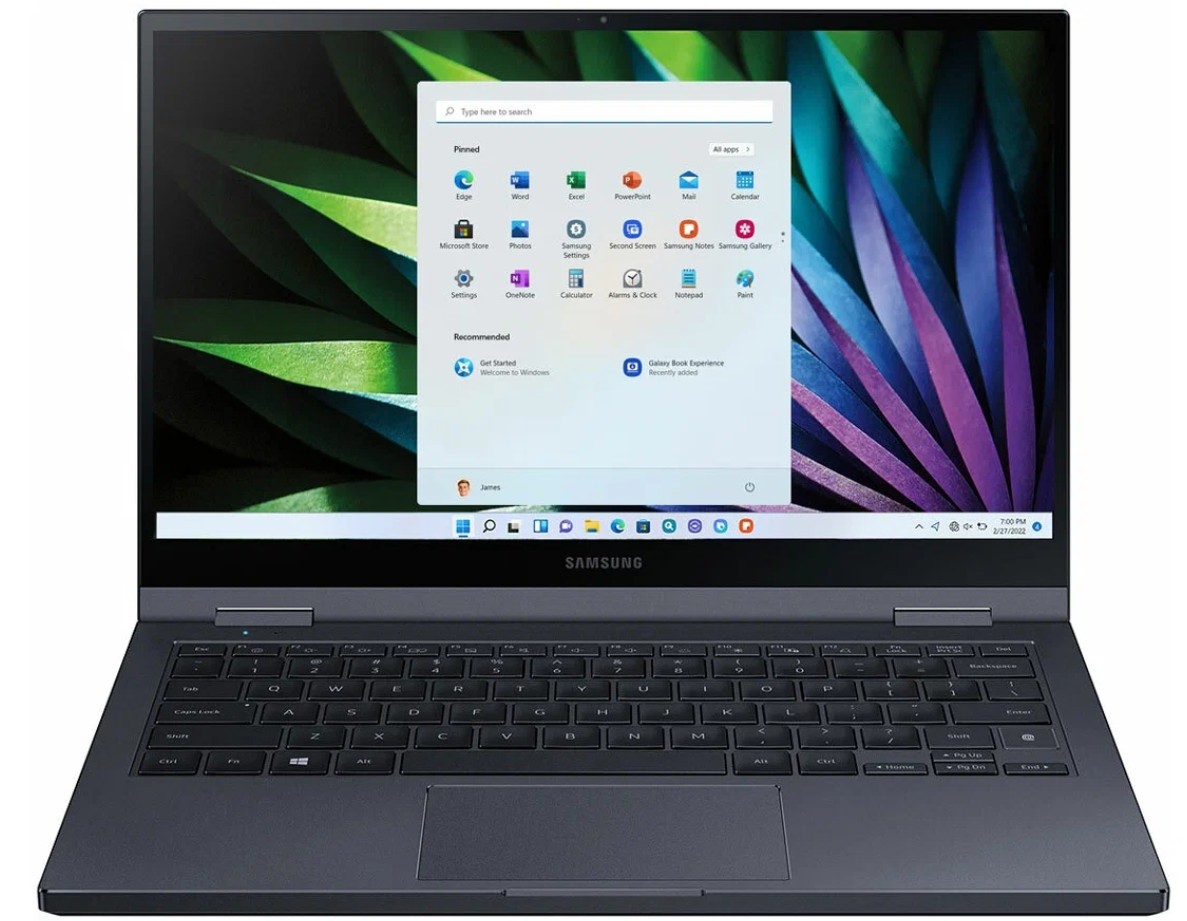 фото Ноутбук samsung galaxy book flex2 black (np730qda-ka3)