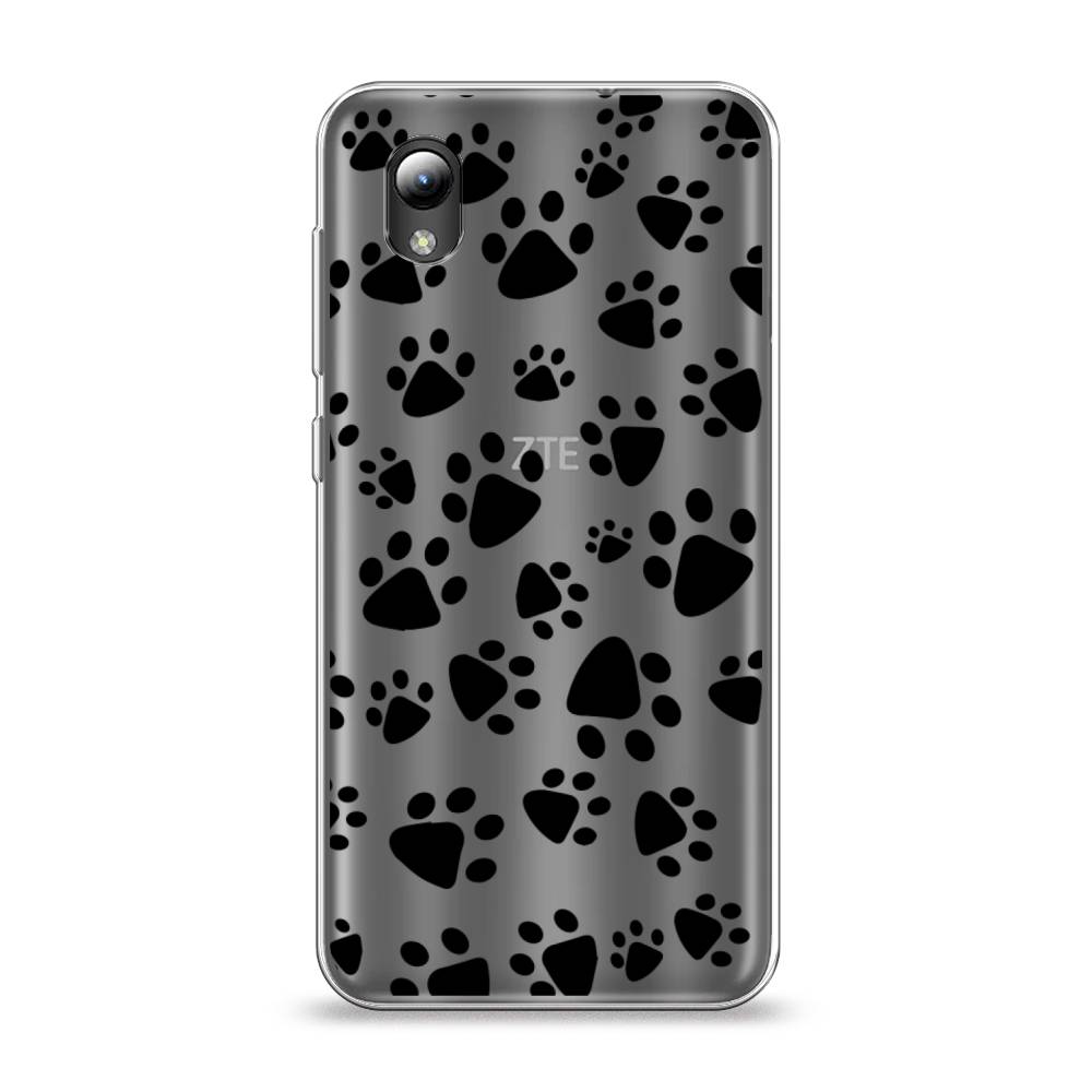 

Чехол Awog на ZTE Blade L8 / ЗТЕ Блэйд L8 "Лапки черные", Разноцветный, 132850-2
