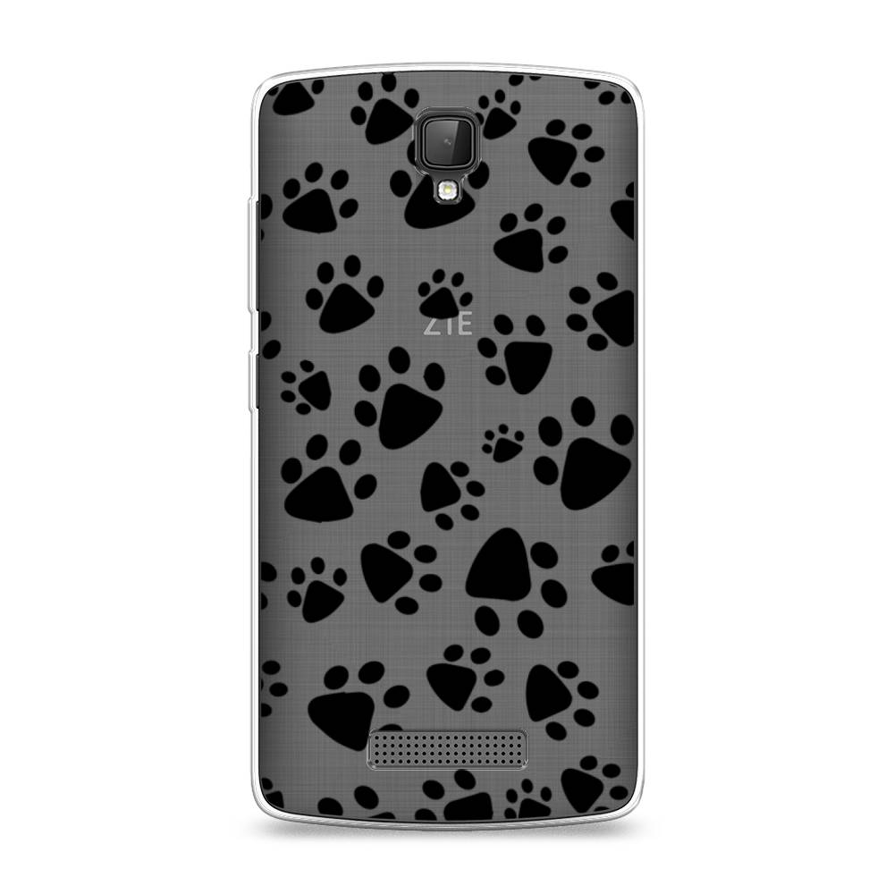 

Чехол Awog на ZTE Blade L5 (L5 Plus) / ЗТЕ Блэйд L5 (L5 Plus) "Лапки черные", 130350-2