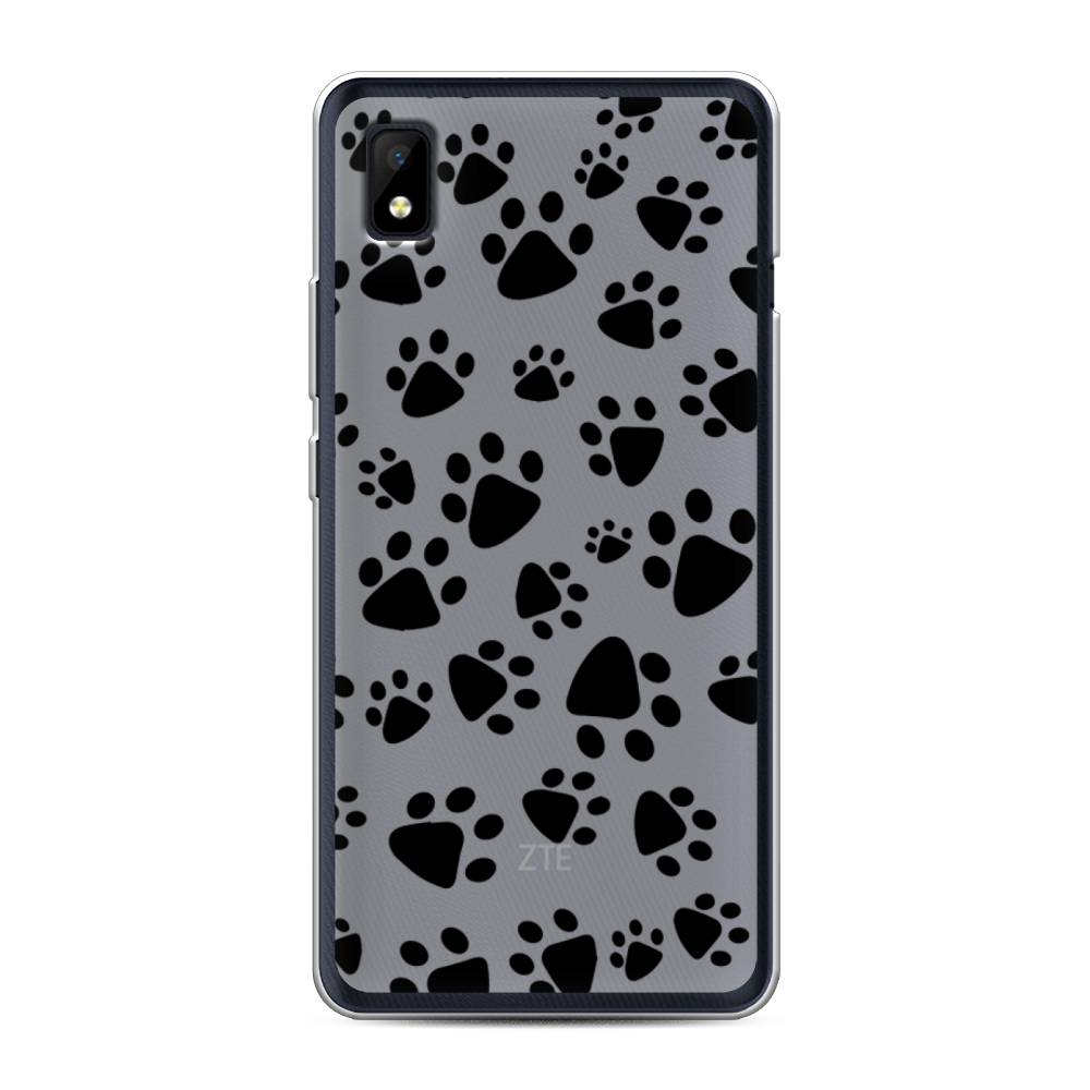 

Чехол Awog на ZTE Blade L210 / ЗТЕ Блэйд L210 "Лапки черные", Разноцветный, 134150-2