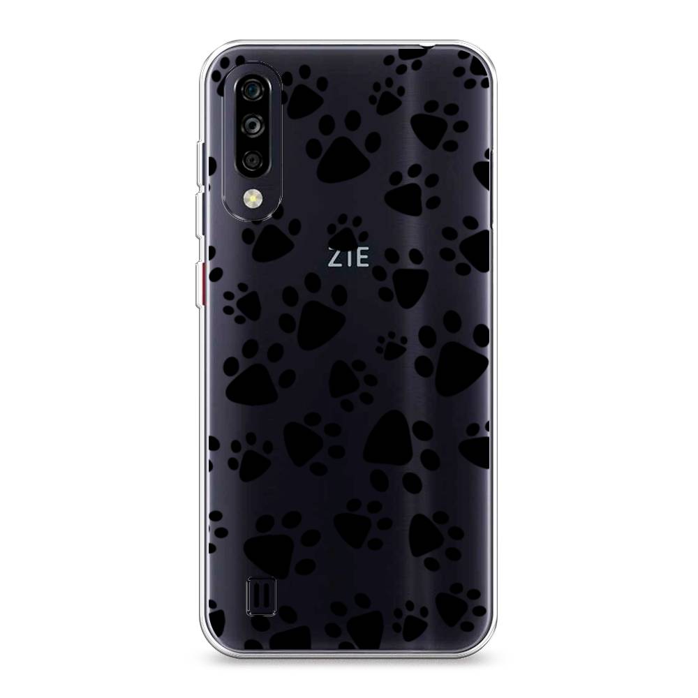 

Чехол Awog на ZTE Blade A7 (2020) / ЗТЕ Блэйд A7 (2020) "Лапки черные", Разноцветный, 133750-2