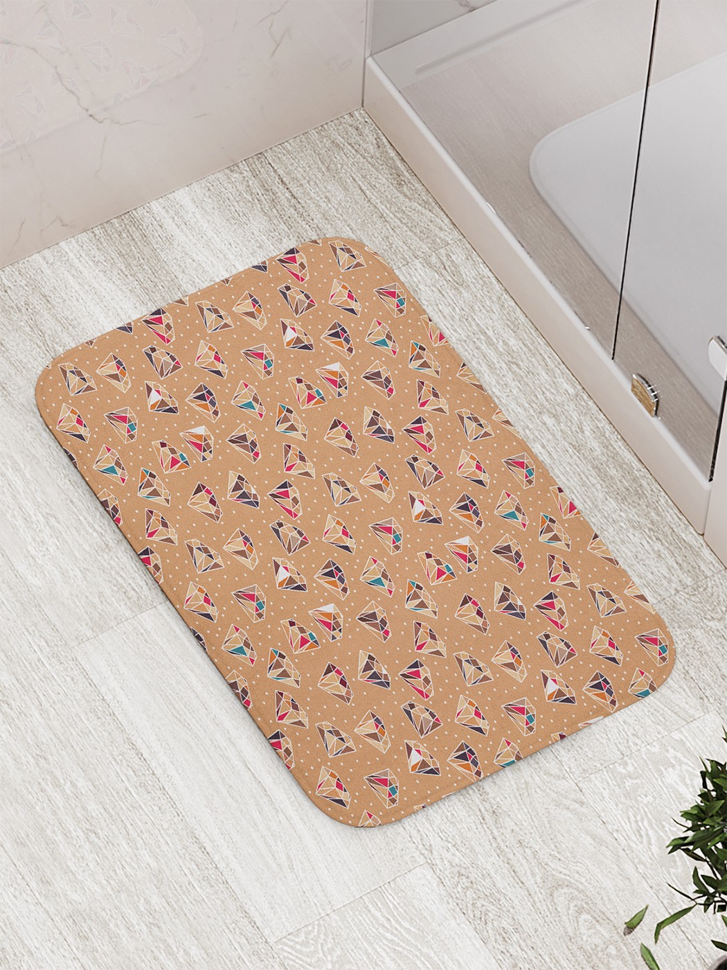 

Коврик противоскользящий для ванной, сауны, бассейна, 77х52 см bath_58343 JoyArty
