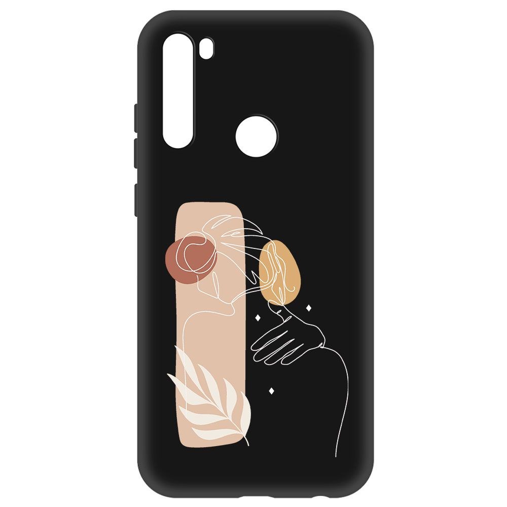 

Чехол-накладка Krutoff Soft Case Нежность для Xiaomi Redmi Note 8T черный