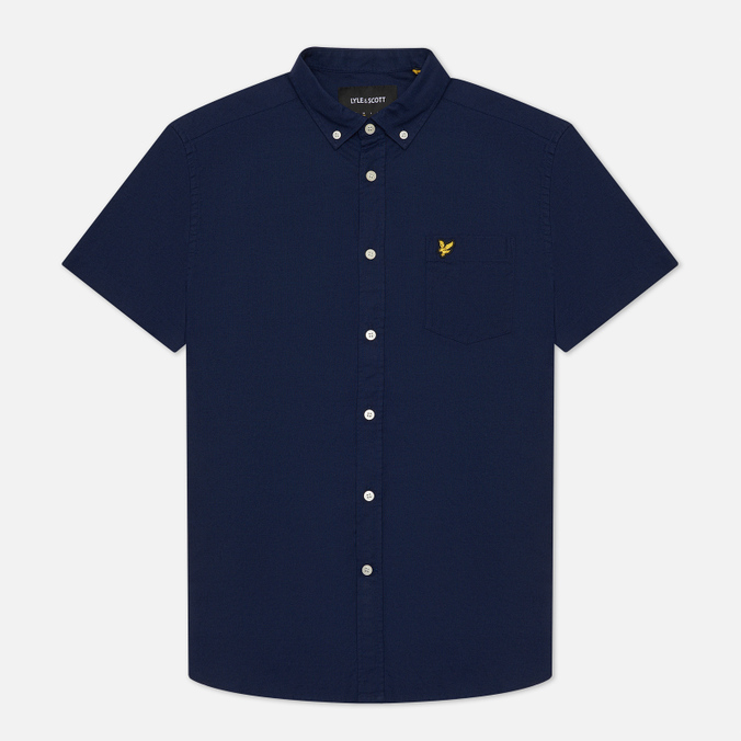 фото Рубашка мужская lyle & scott sw1304v синяя m lyle&scott