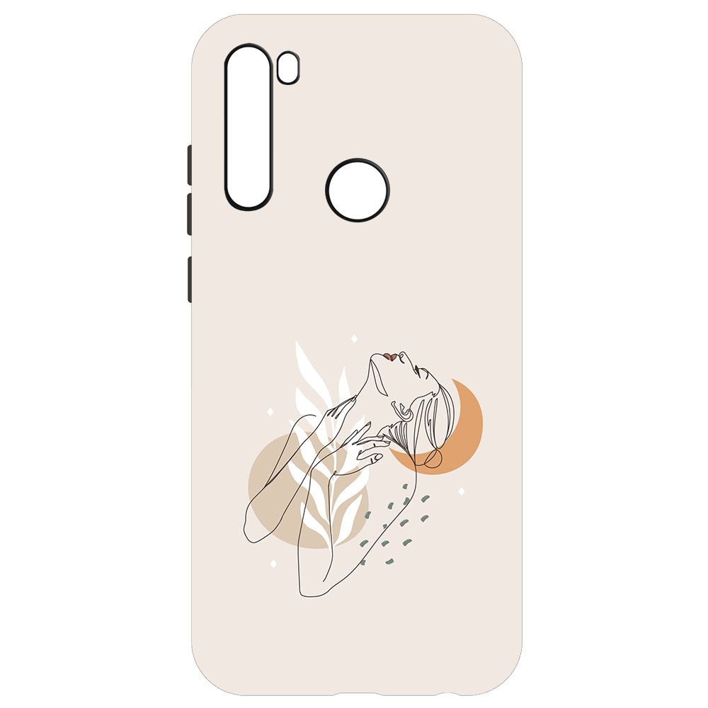 

Чехол-накладка Krutoff Soft Case Женственность для Xiaomi Redmi Note 8T черный