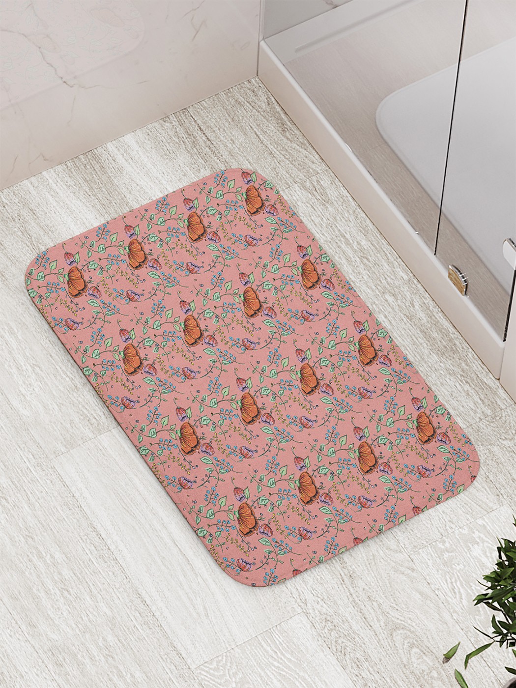 

Коврик противоскользящий для ванной, сауны, бассейна, 77х52 см bath_58337 JoyArty