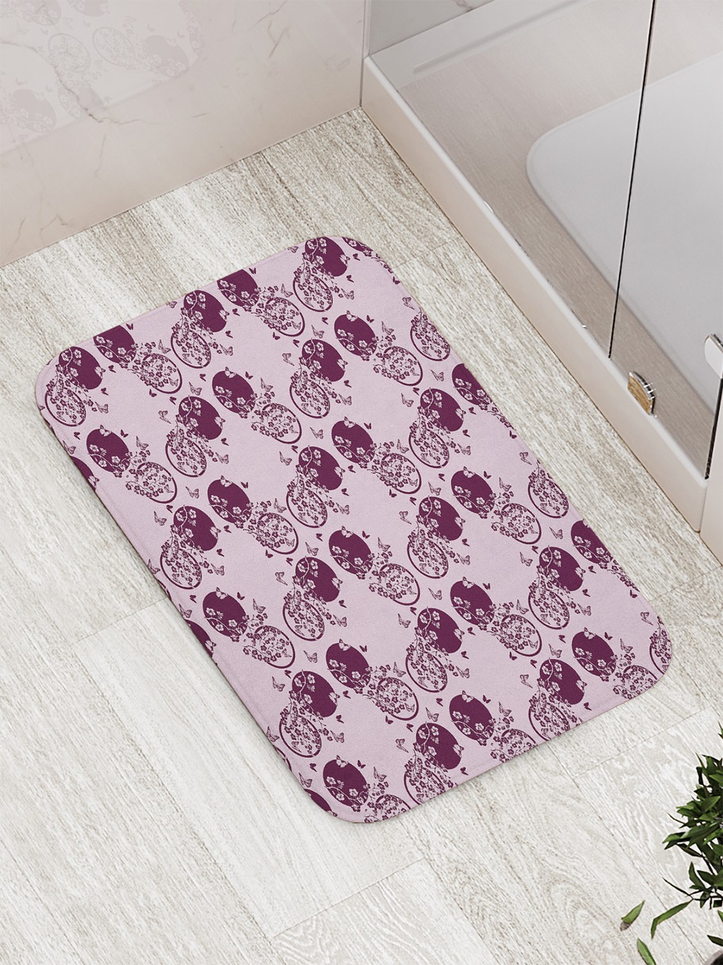 

Коврик противоскользящий для ванной, сауны, бассейна, 77х52 см bath_58332 JoyArty