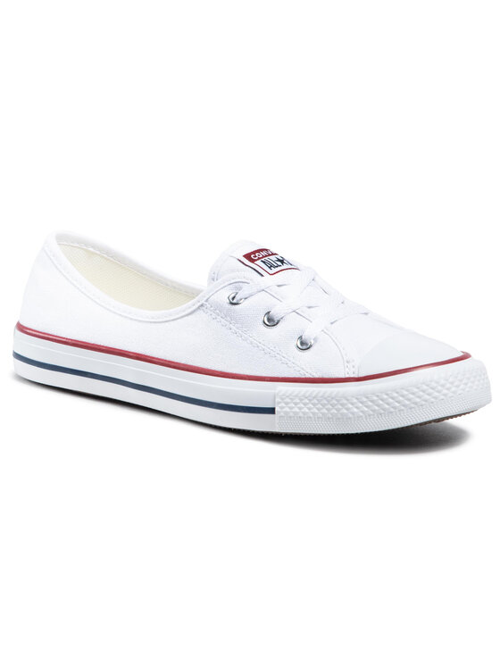 

Кеды Ctas Ballet Lace Slip 566774C Converse белый 39 EU, Ctas Ballet Lace Slip 566774C