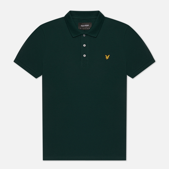 фото Футболка-поло мужская lyle & scott sp400vtr зеленая s lyle&scott