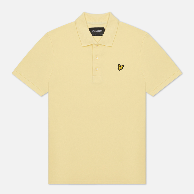 фото Футболка-поло мужская lyle & scott sp400vog желтая xxl lyle&scott