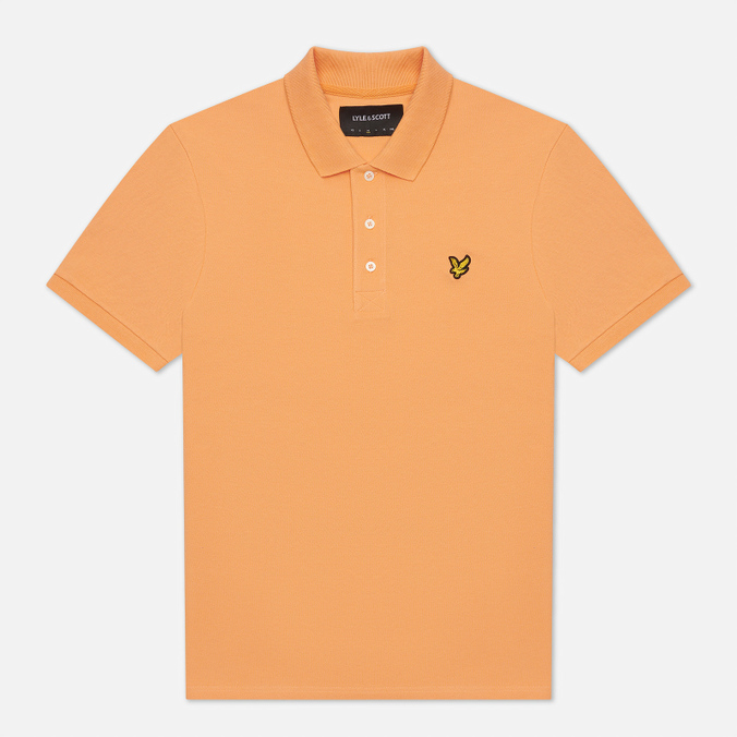 фото Футболка-поло мужская lyle & scott sp400vog оранжевая xl lyle&scott