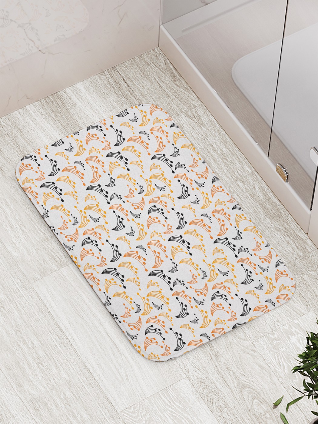 

Коврик противоскользящий для ванной, сауны, бассейна, 77х52 см bath_58297 JoyArty