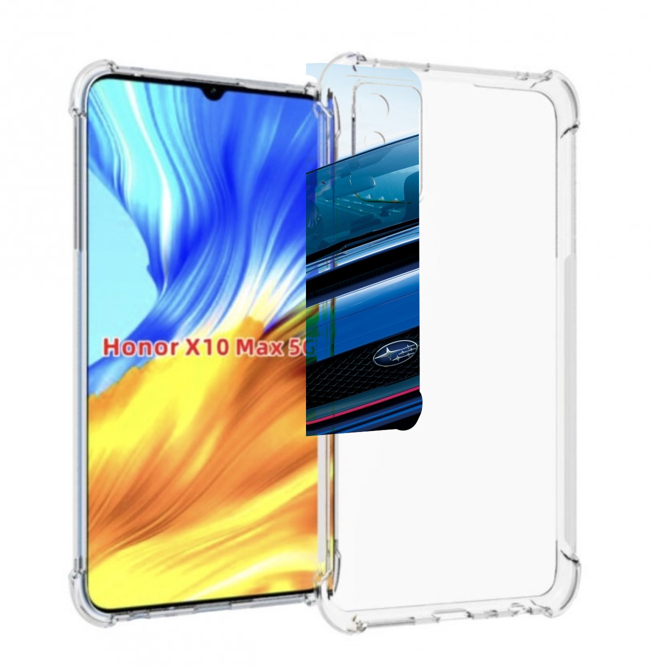 

Чехол MyPads subaru 2 для Honor X10 Max, Прозрачный, Tocco