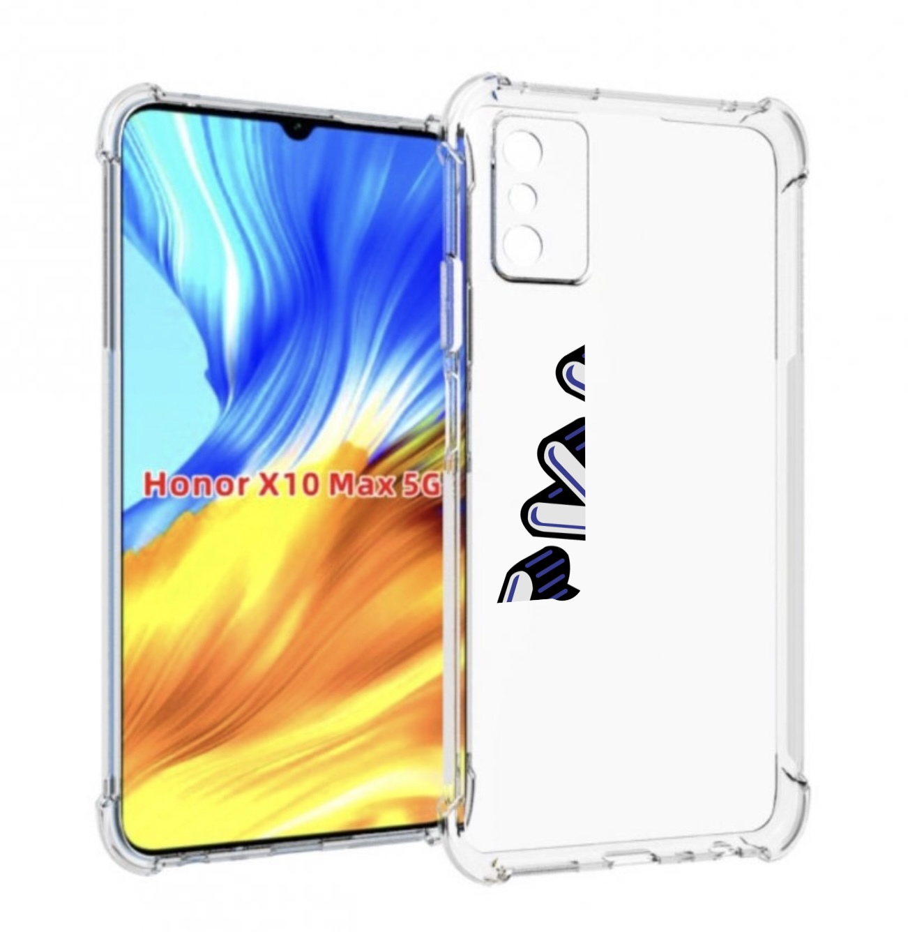 

Чехол MyPads стиль для Honor X10 Max, Прозрачный, Tocco