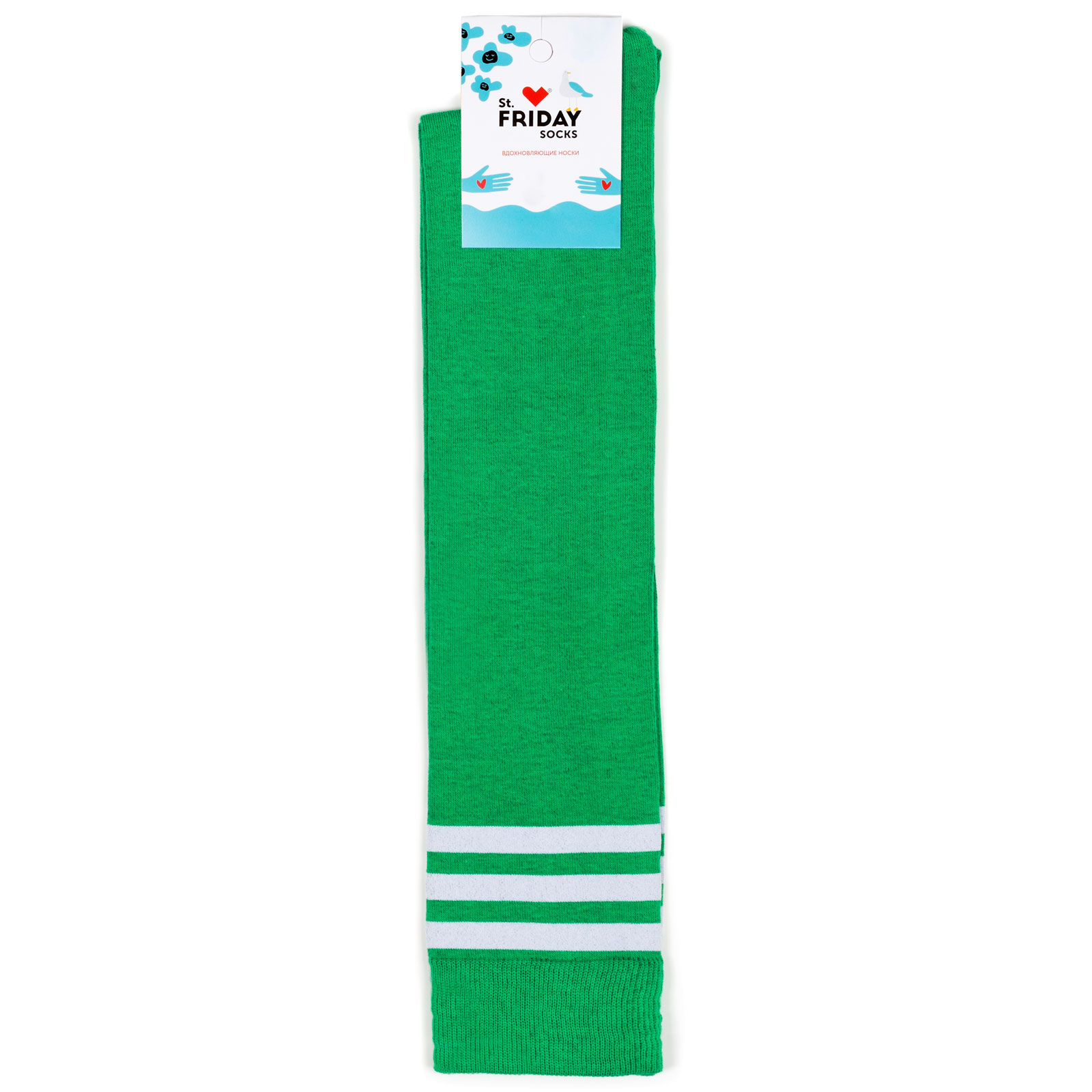 

Гольфы унисекс St. Friday Socks Классические зеленые, Зеленый, Классические